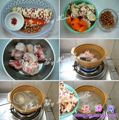 糯玉花生煲猪骨的做法_糯玉花生煲猪骨怎么做 糯玉花生煲猪骨的做法_糯玉花生煲猪骨怎么做