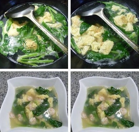 炒鸡蛋虾仁菠菜汤的做法_炒鸡蛋虾仁菠菜汤怎么做 炒鸡蛋虾仁菠菜汤的做法_炒鸡蛋虾仁菠菜汤怎么做