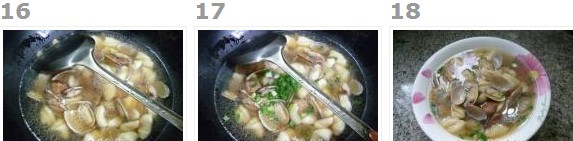 花蛤面疙瘩汤的做法_花蛤面疙瘩汤怎么做 花蛤面疙瘩汤的做法_花蛤面疙瘩汤怎么做