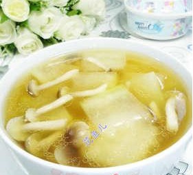 蟹味菇冬瓜汤的做法_蟹味菇冬瓜汤怎么做 蟹味菇冬瓜汤的做法_蟹味菇冬瓜汤怎么做