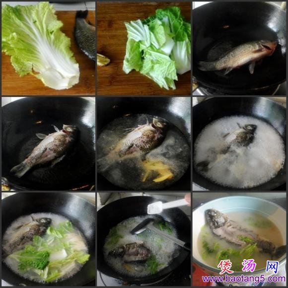 鲫鱼白菜汤的做法 鲫鱼白菜汤的做法