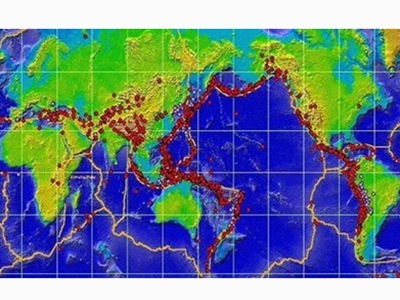 全球地震带分布