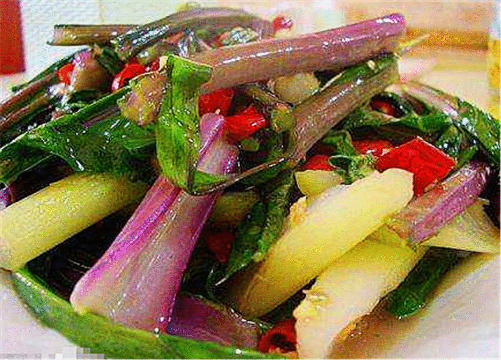 红菜苔炒图片