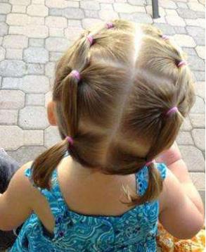 小女孩短发可爱发型图片女孩蘑菇头怎么扎起来