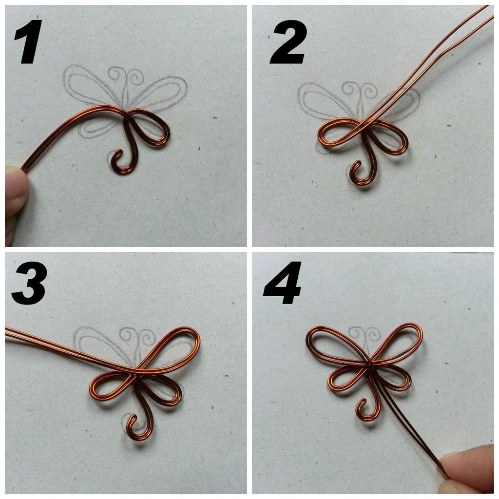 金属丝工艺品编织教程图片