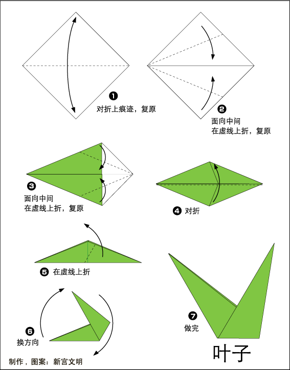 介绍一下折纸的过程图片