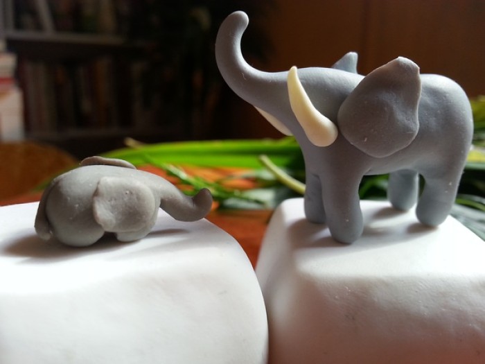 橡皮泥大象的制作步骤图片