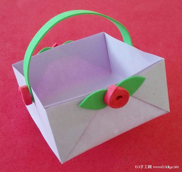 怎么折纸篮子简单手工折纸篮子图解