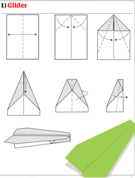 自制悬浮飞机折法图解图片