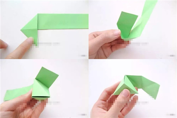 纸粽子的折法简单图片