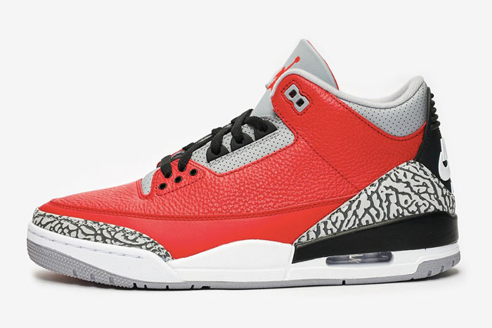 Air Jordan 3 ȫ¡Fire RedɫЬع