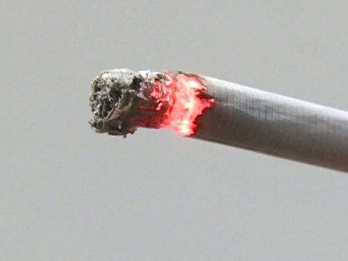 烟头要多长时间才会把塑料点燃着火