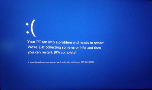 ʾyour pc ran into a problem and needsĴ