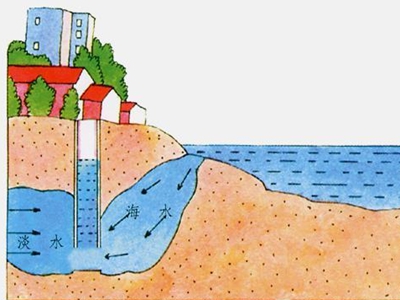 海水入侵是源于人为超量开采地下水造成水动力平衡的破坏