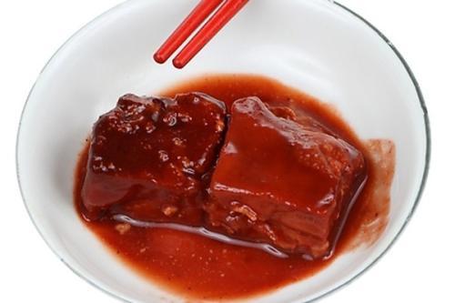 红曲红豆腐乳图片